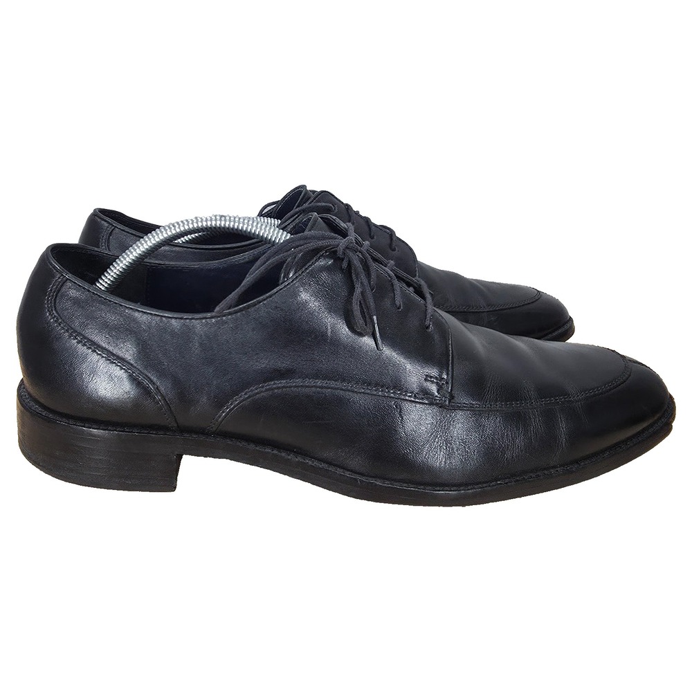 Cole Haan Lenox Hill Derby Shoes Mens 12 M Black Leather Oxford Dress C11627